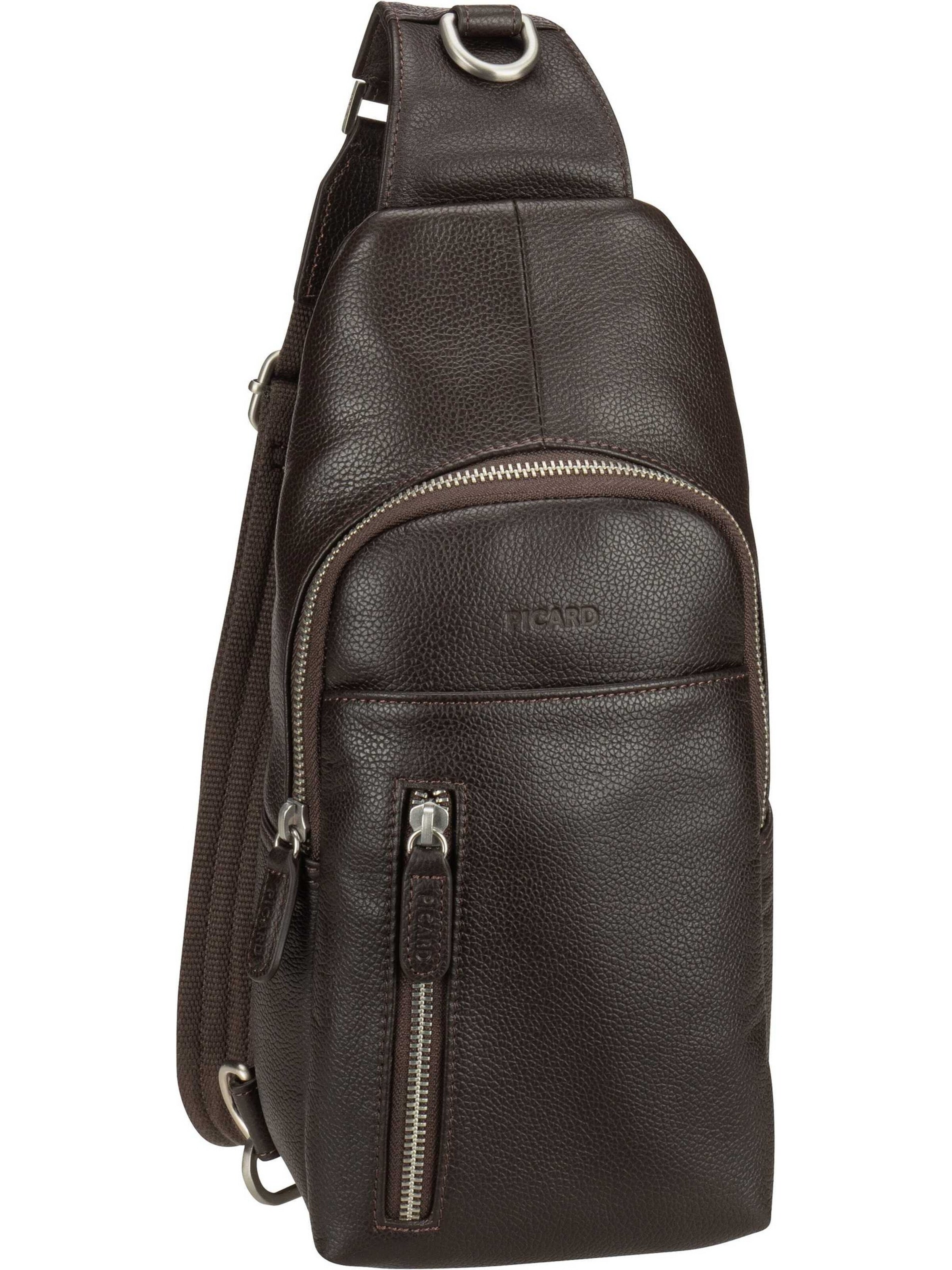 Sac à bandoulière 'Milano' Picard en marron : devant