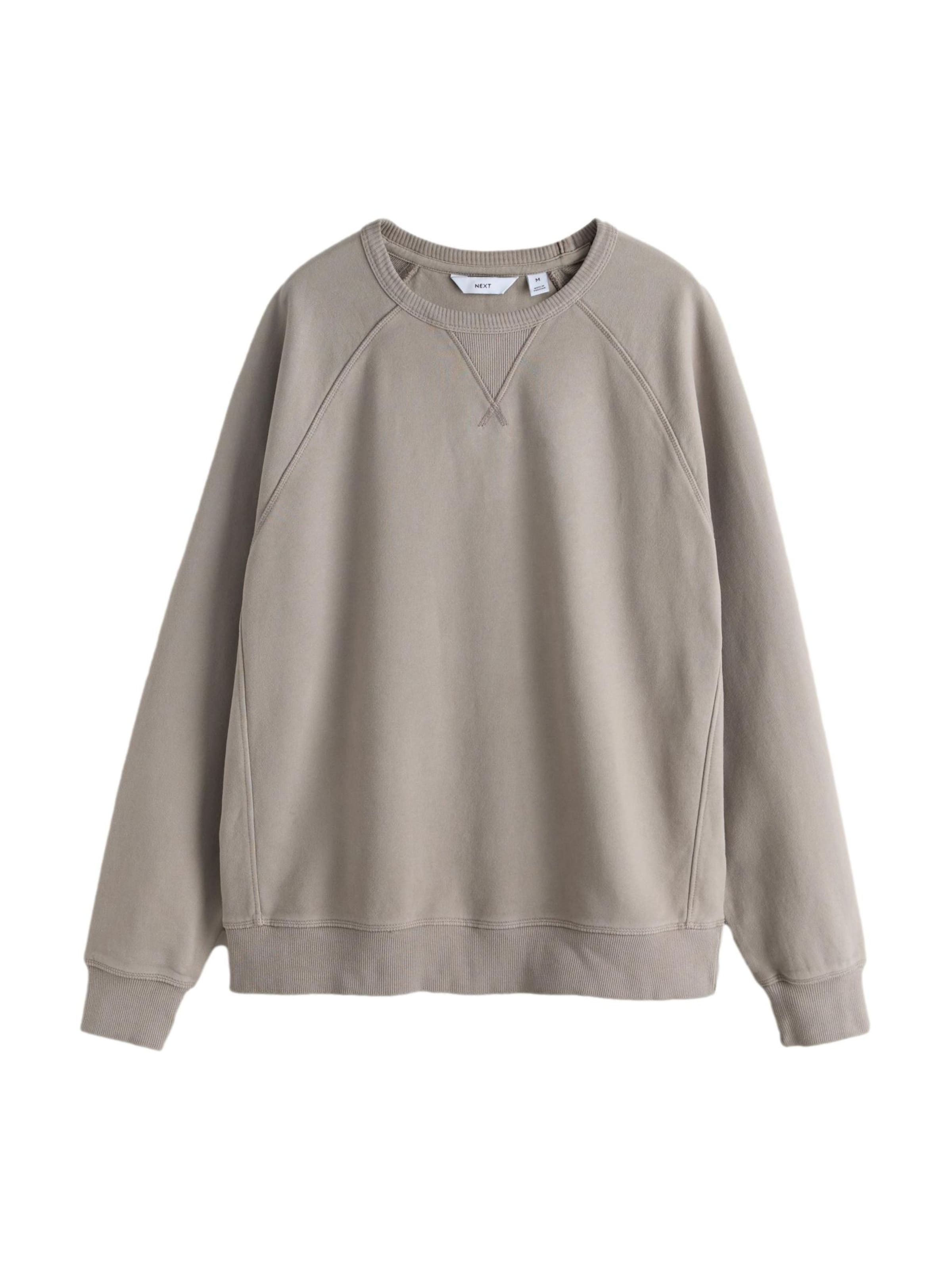 Sweat-shirt Next en gris : devant