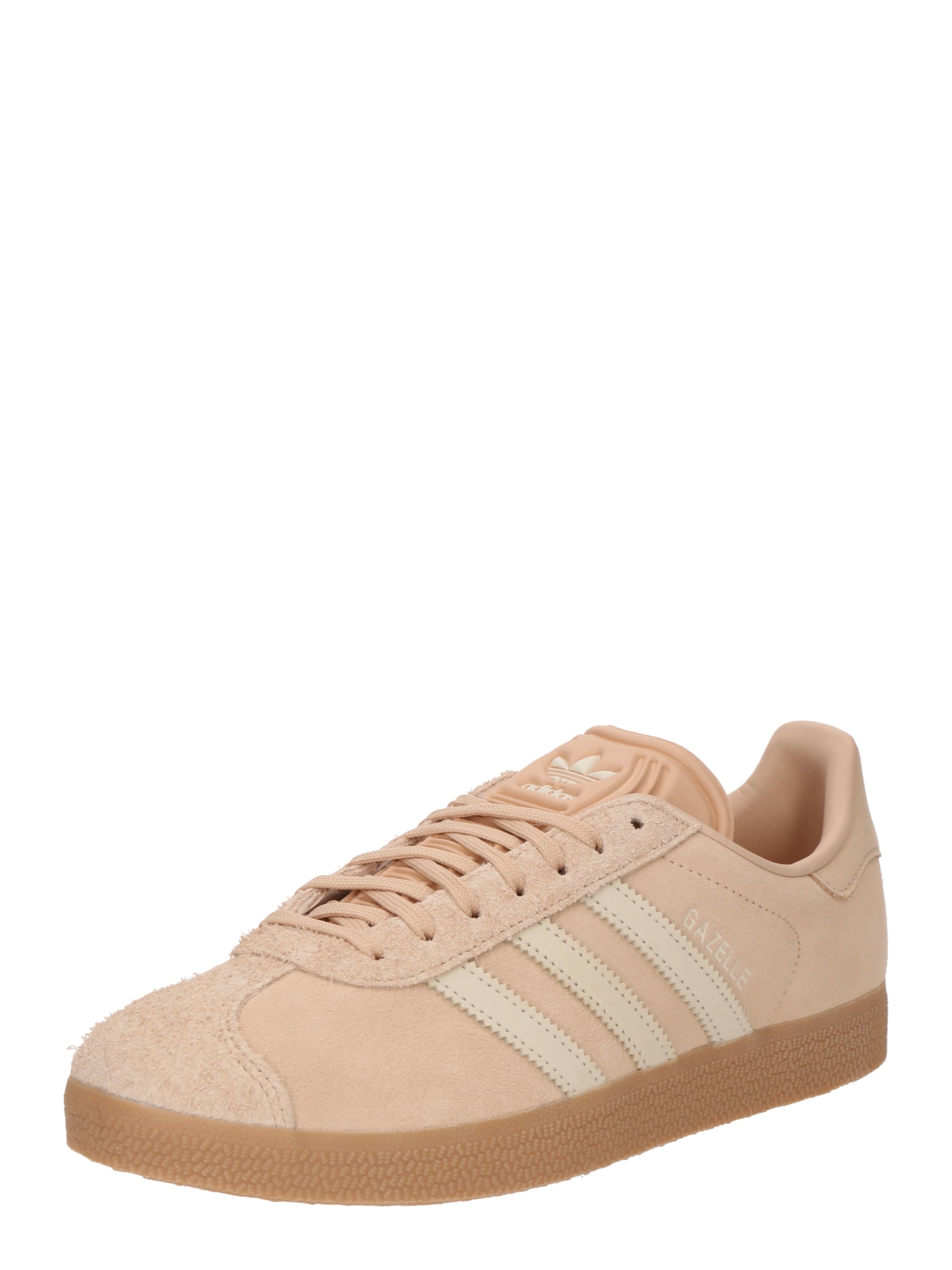 ADIDAS ORIGINALS Låg sneaker 'GAZELLE' i beige: framsida