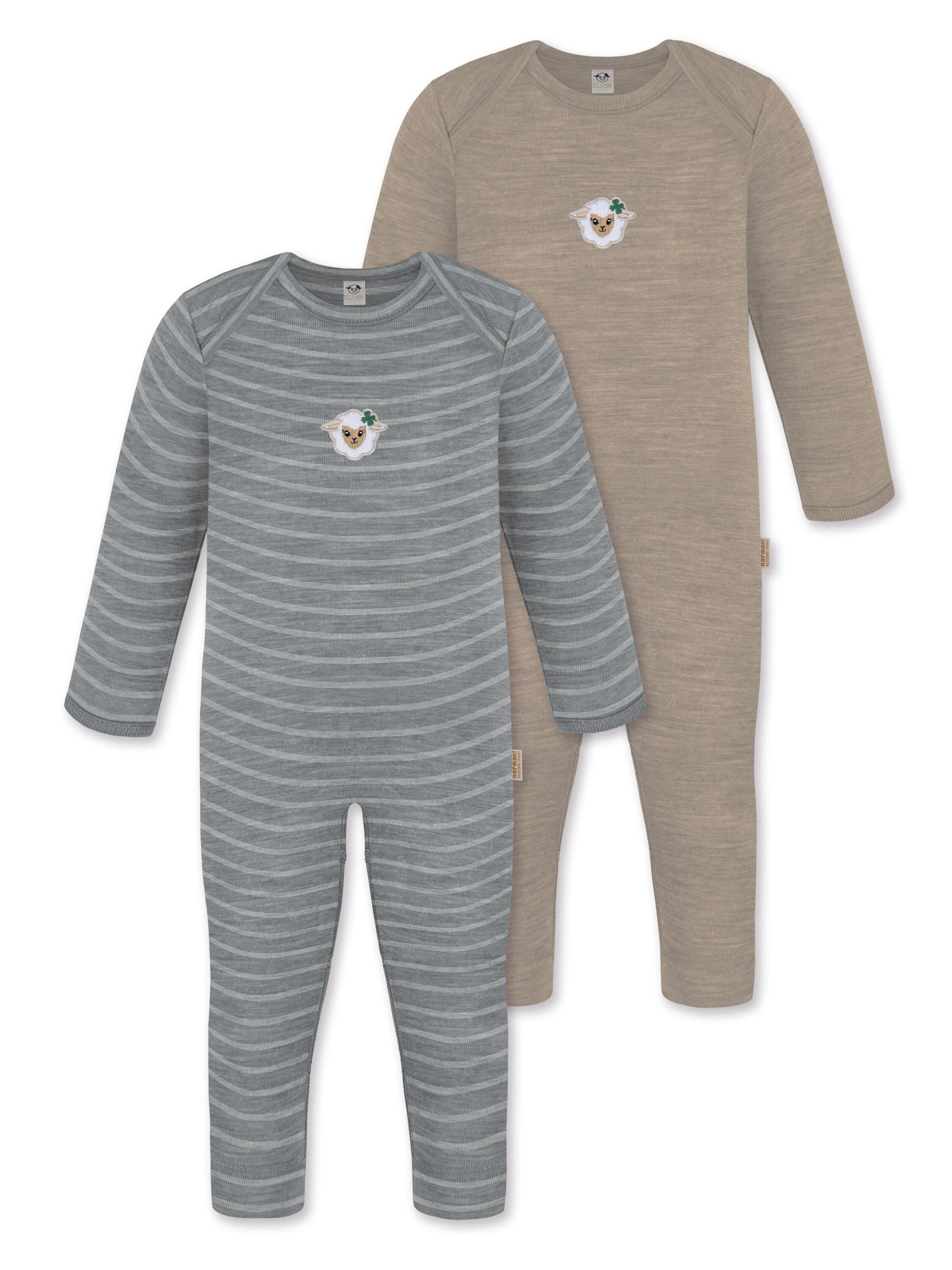 normani Rompertje/body 'Waverly' in Grijs: voorkant