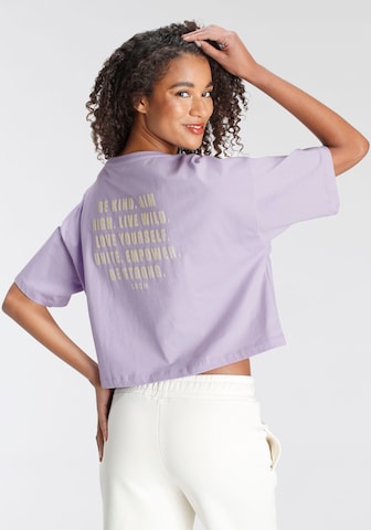 LASCANA Shirt in Purple