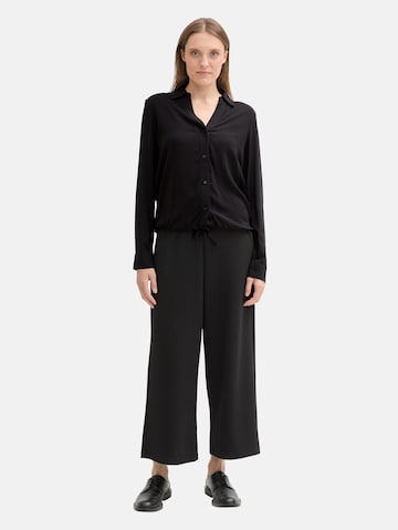 TOM TAILOR Blouse in Zwart