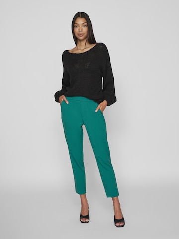 VILA Slim fit Pleat-front trousers 'VARONE' in Green