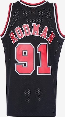 melns Mitchell & Ness T-Krekls 'Dennis Rodman'