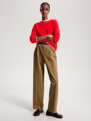 TOMMY HILFIGER Pullover in Rot