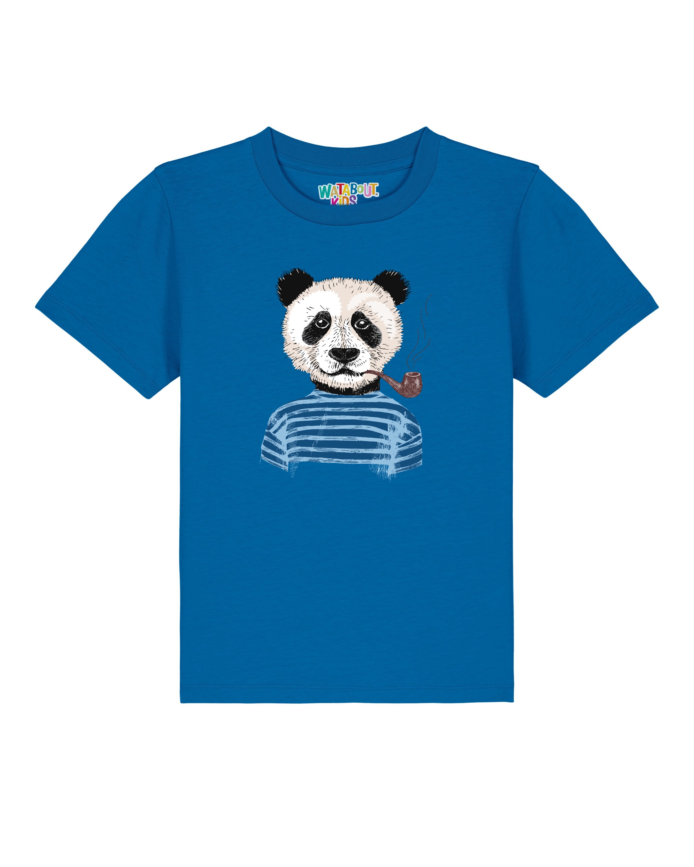 T-Shirt 'Panda' watabout.kids en bleu : devant