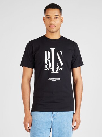 BLS HAFNIA Majica 'North Sea' | črna barva: sprednja stran