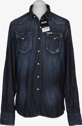 REPLAY Hemd L in Blau: Vorderseite