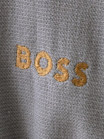 BOSS Home Long Bathrobe 'BLINEA' in Grey