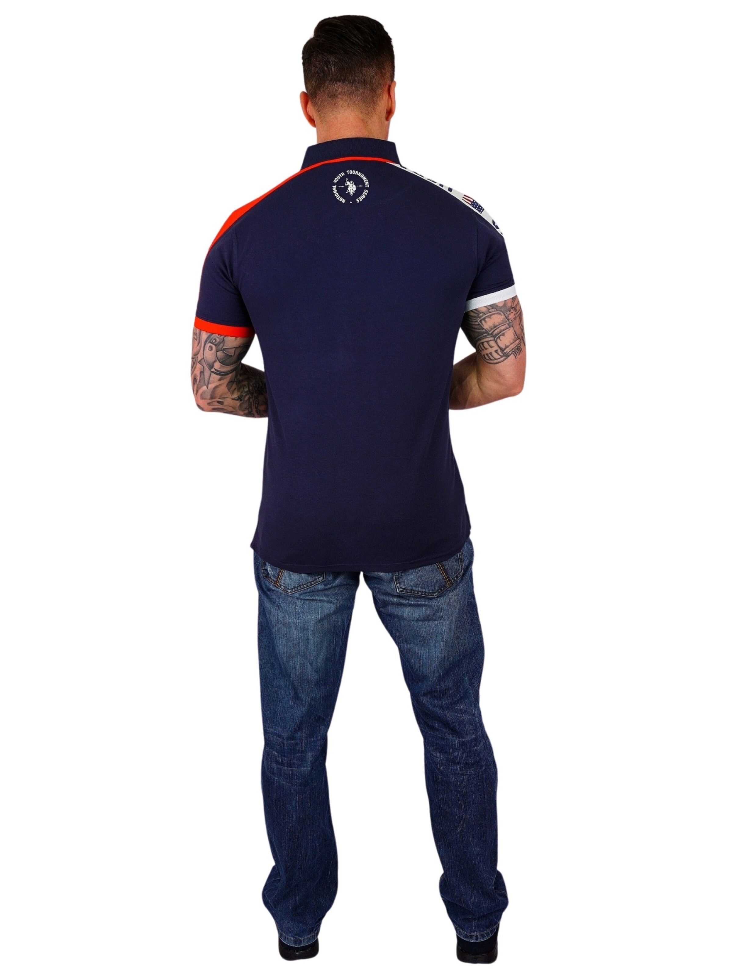 U.S. POLO ASSN. Majica 'Play' | modra barva