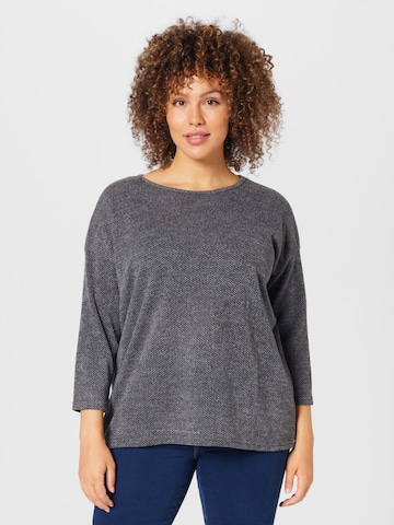 T-shirt 'ALBA' ONLY Curve en gris : devant