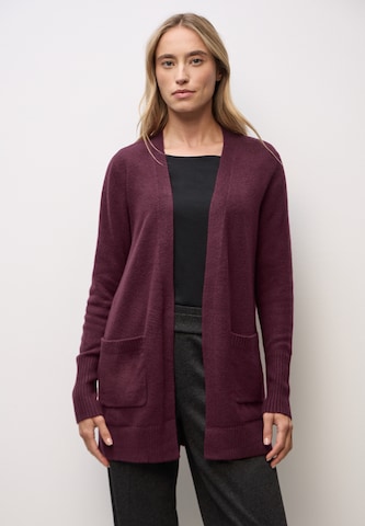 STREET ONE Strickjacke in Rot: Vorderseite