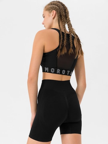 MOROTAI Skinny Spodnie sportowe 'Naikan' w kolorze czarny