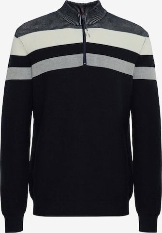 FQ1924 - Casaco de malha 'Kyle' em preto: frente