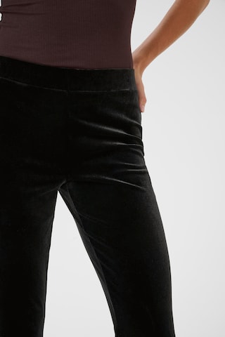 Kaffe Flared Leggings 'KAkelly' in Black