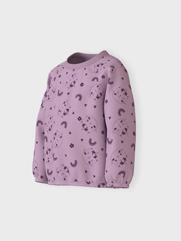 NAME IT Sweatshirt 'VILUBA' in Purple