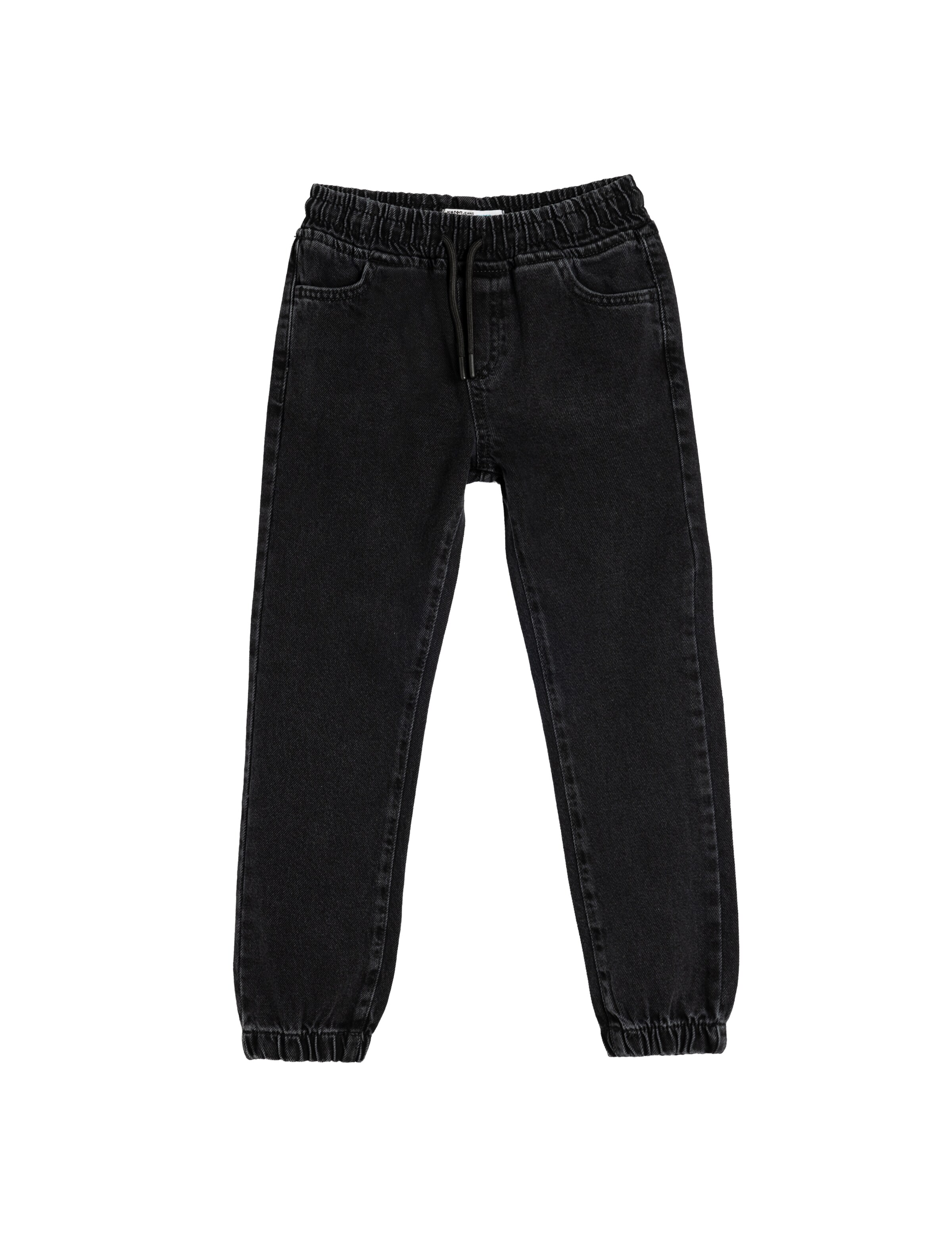 Koton Tapered Jeans in Zwart: voorkant