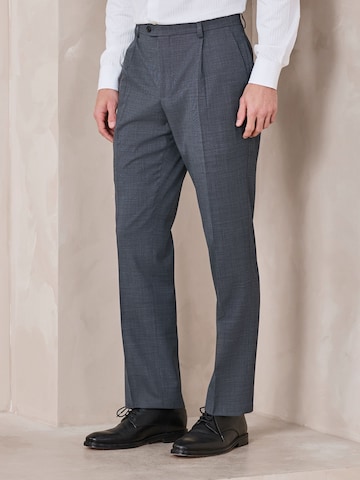 Next Regular Bandplooibroek 'N. Premium' in Grijs: voorkant