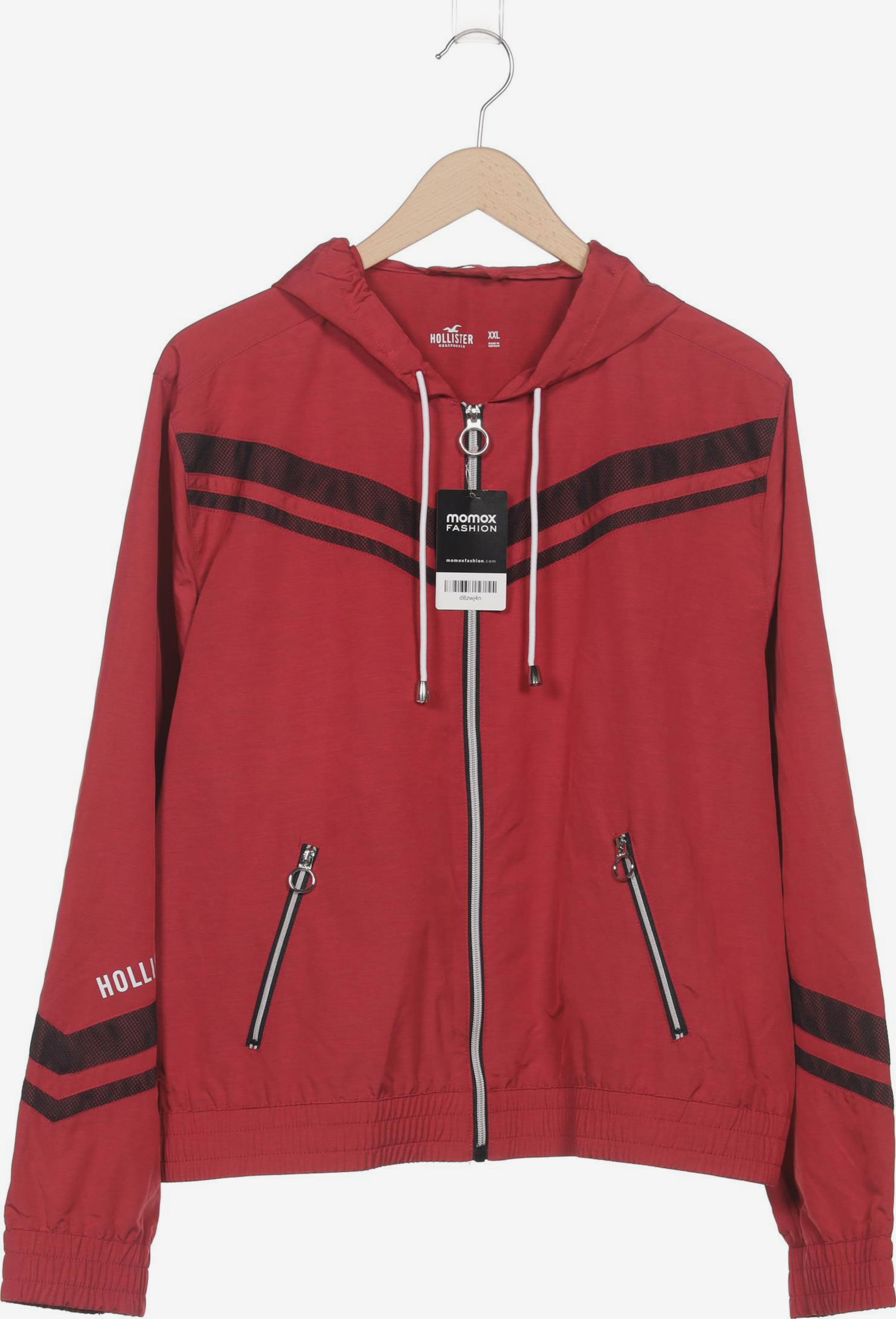 Kapuze Hollister Winterjacke Rot HOLLISTER Jacke XXL In Rot
