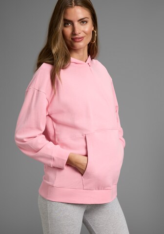 Neun Monate Sweatshirt in Pink: front