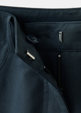 Barrel Pantaloni 'CANBERRA' de la MANGO pe albastru