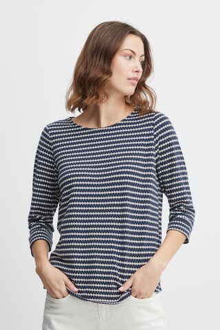 Fransa - Camiseta 'josie' en azul: frente