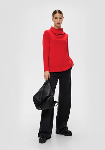 s.Oliver Sweatshirt in Rot