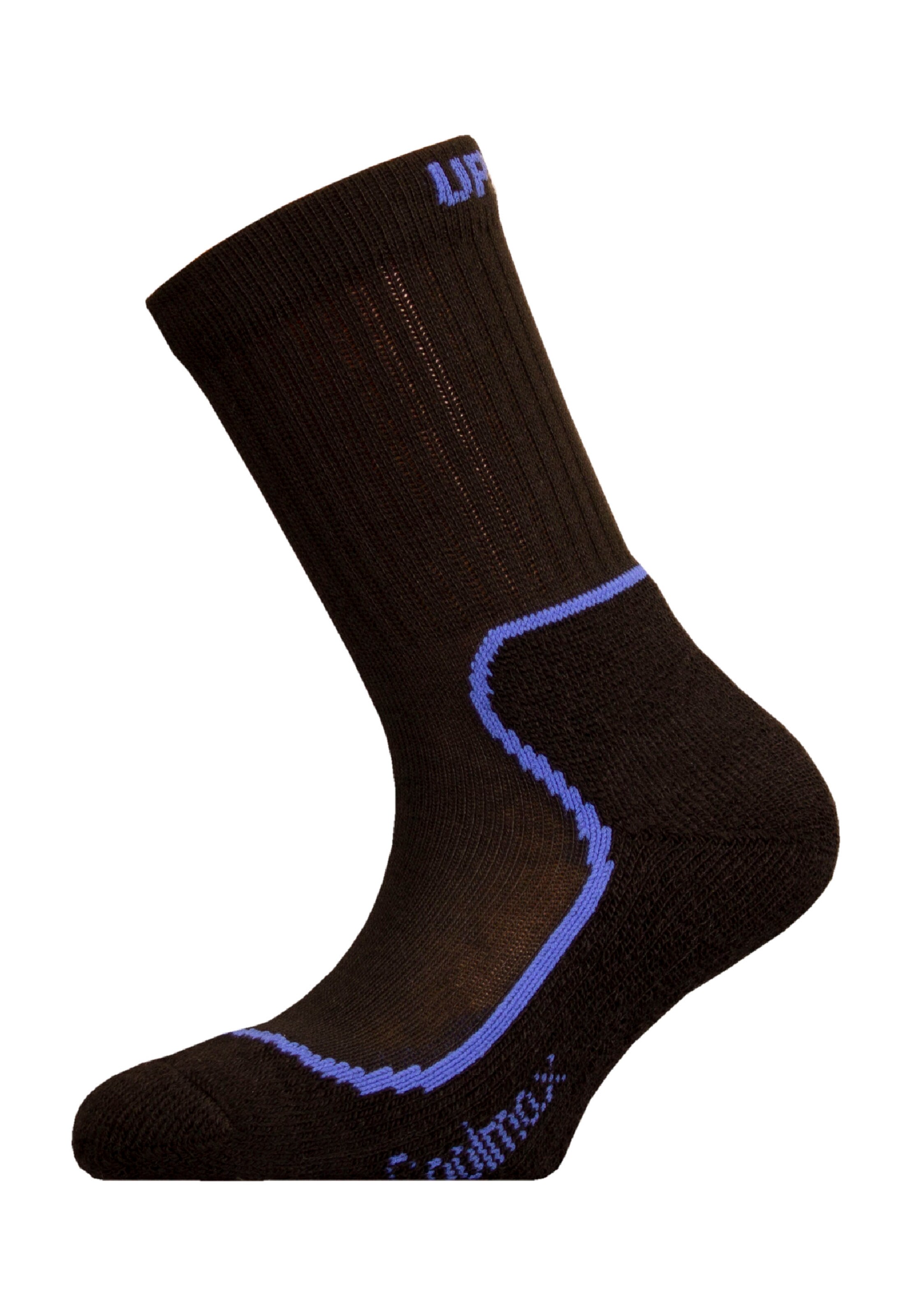 UphillSport Athletic Socks 'KEVO JR' in Black: front