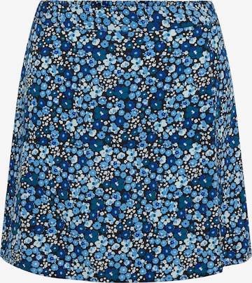 Pieces Petite Skirt 'Bolette' in Blue: front