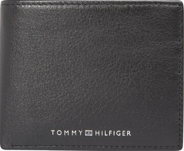 TOMMY HILFIGER Portemonnaie in Schwarz: front