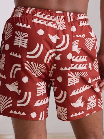 Next - Calções de banho em vermelho