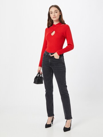 Warehouse - Pullover em vermelho