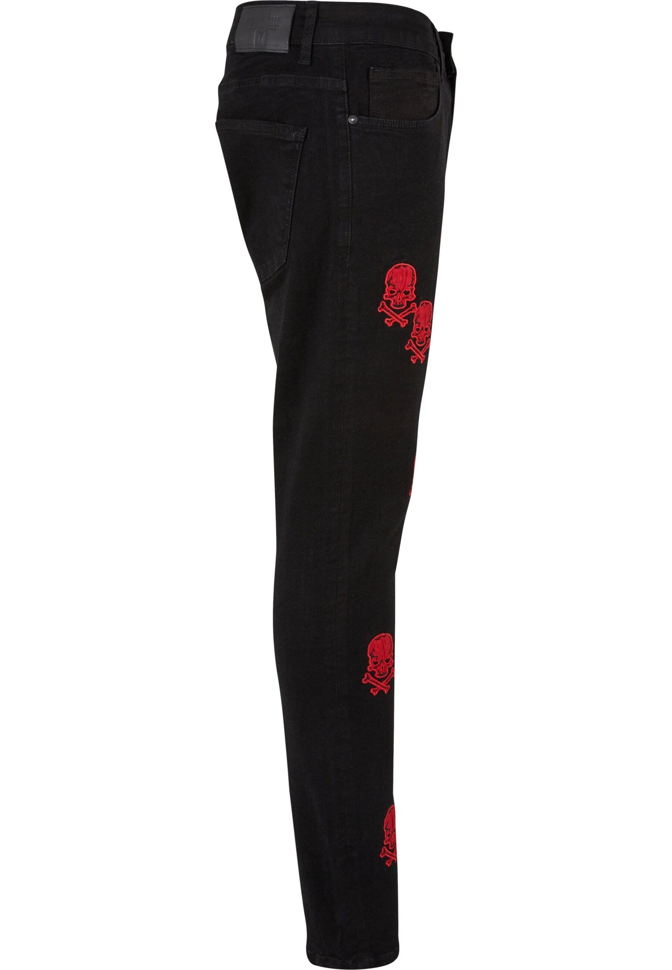 2Y Premium Skinny Jeans in Schwarz