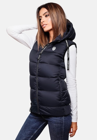 NAVAHOO Bodywarmer 'Kassidy' in Blauw: voorkant