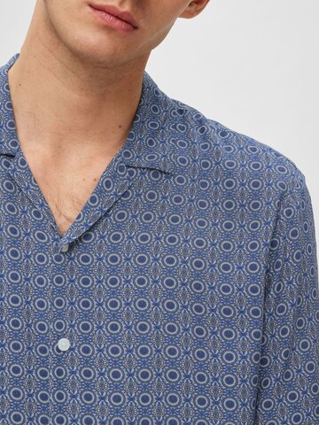 SELECTED HOMME Comfort fit Overhemd 'Vero' in Blauw