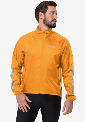 JACK WOLFSKIN Куртка в спортивном стиле в Оранжевый: спереди