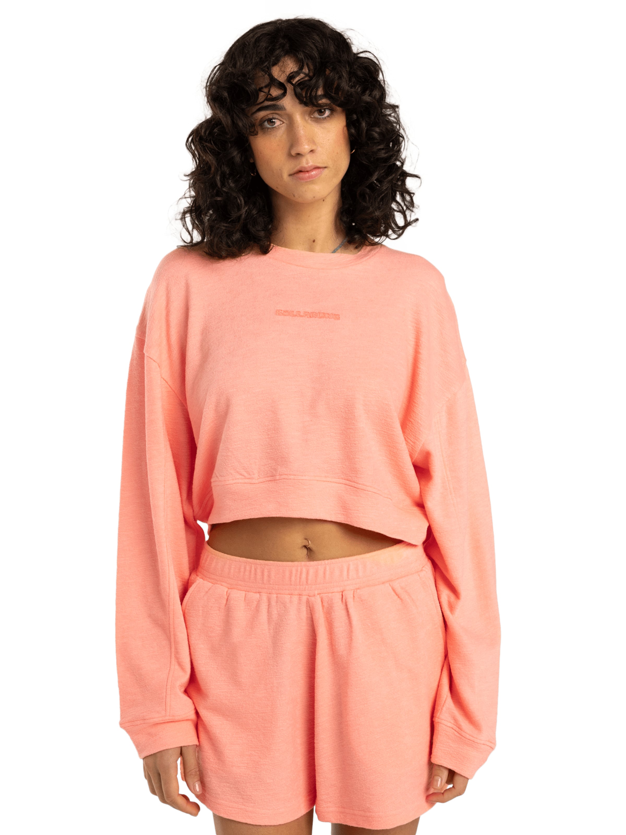 Sweat-shirt BILLABONG en rose : devant