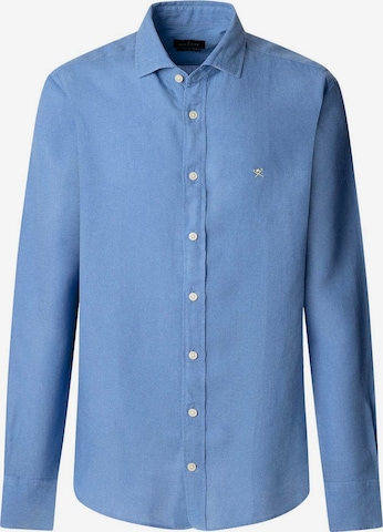 Chemise 'Ess' Hackett London en bleu : devant