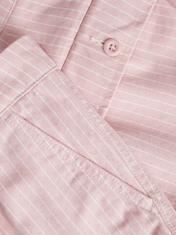 JJXX Loose fit Pleat-front trousers 'Maddy' in Pink