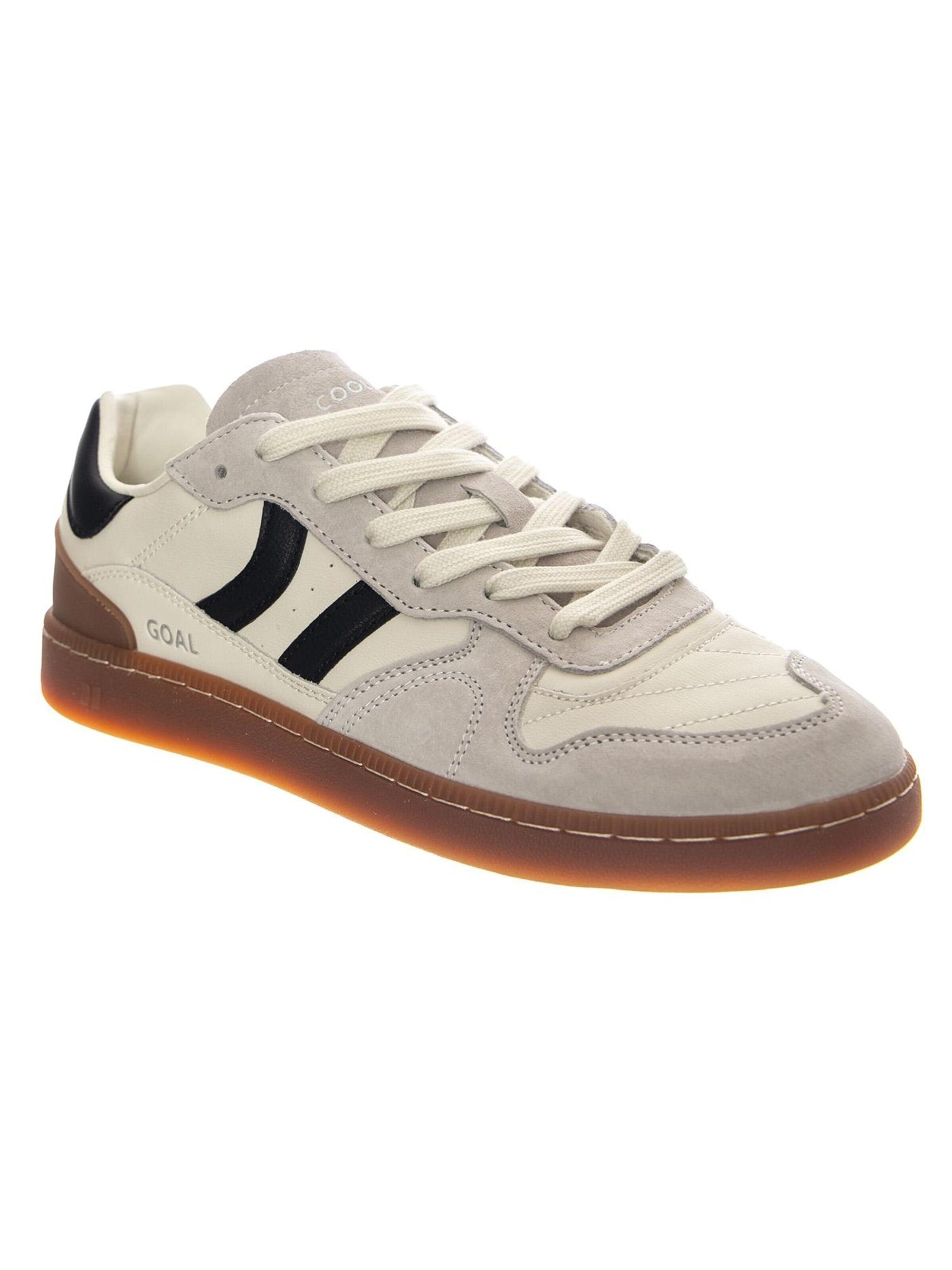 COOLWAY Sportieve veterschoen 'Goal Whs White Shoes' in Wit