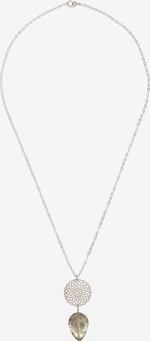 Gemshine Necklace in Silver: front