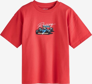 Next Shirt in Rot: Vorderseite