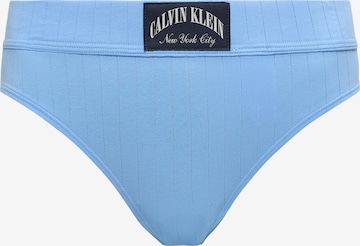 String Calvin Klein Underwear en bleu : devant