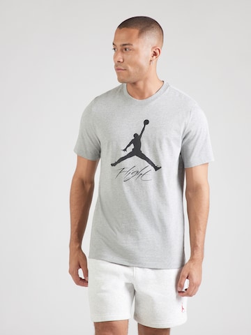Jordan Koszulka 'JUMPMAN FLIGHT' w kolorze szary: przód