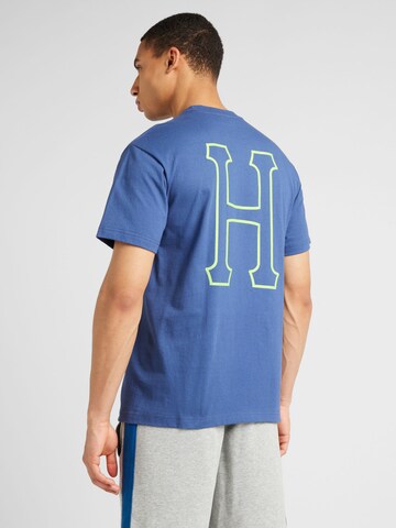 Tricou de la HUF pe albastru: față