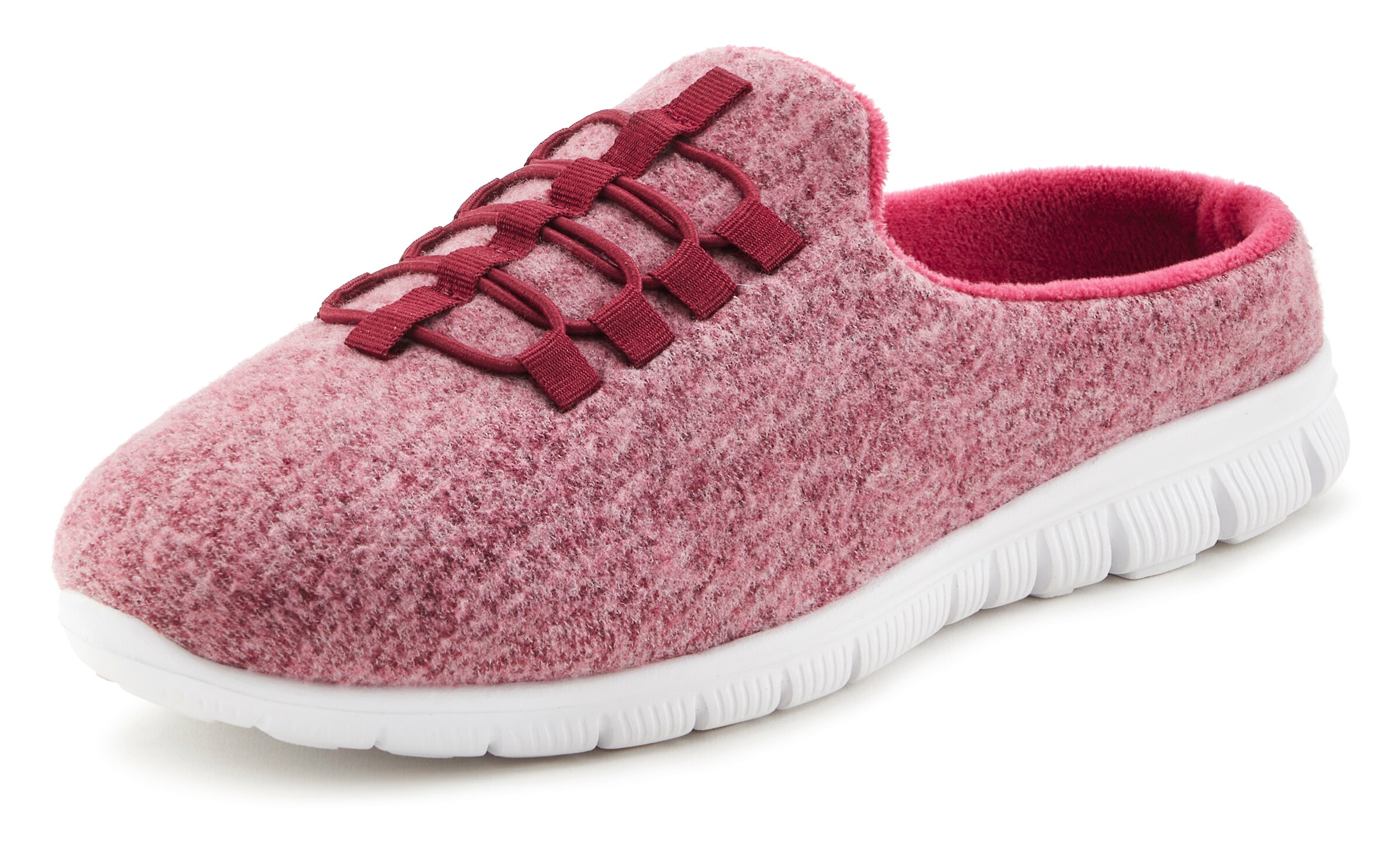 VIVANCE Hausschuh in Rot: Vorderseite