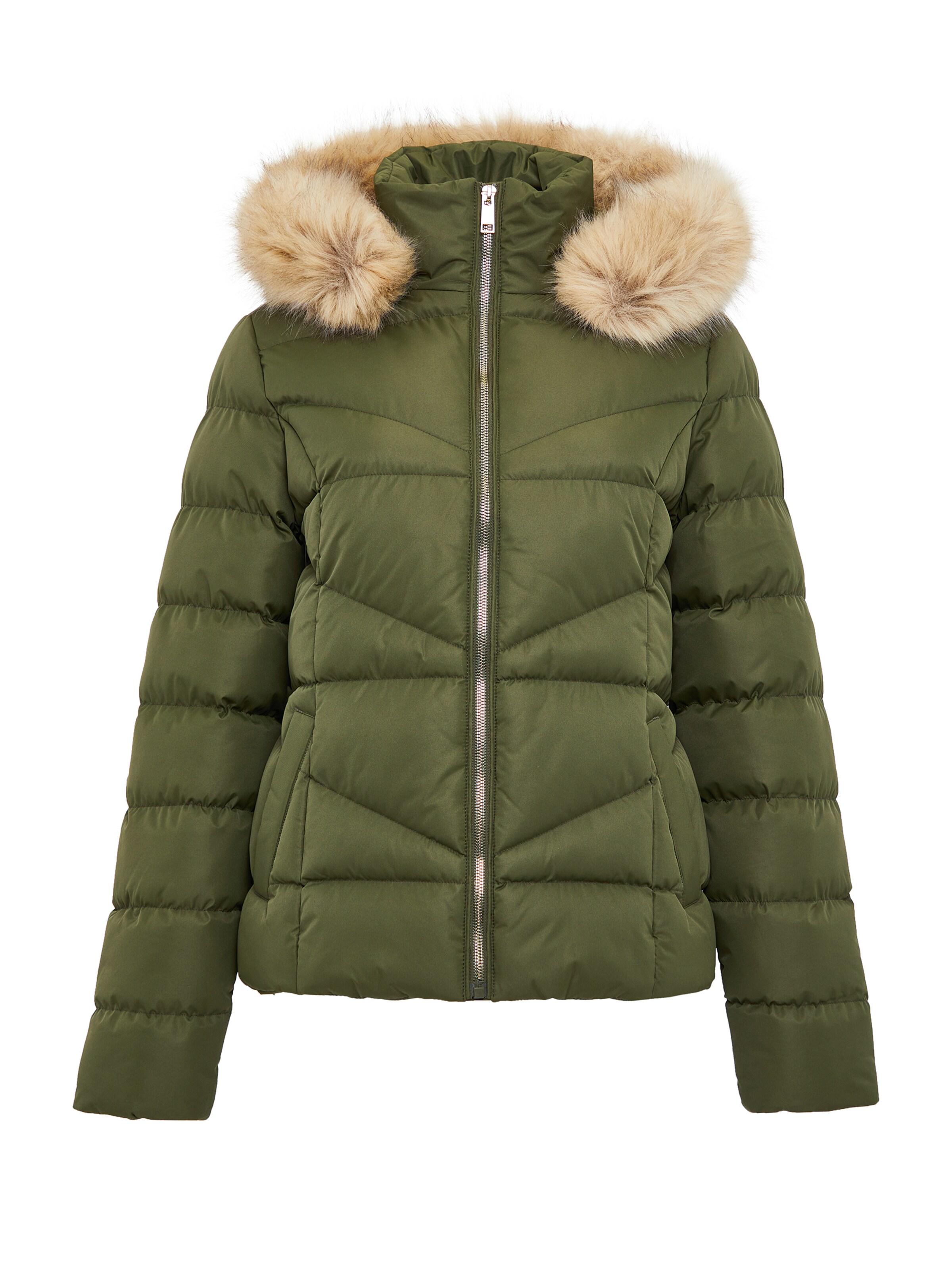 Threadbare Jacke 'Hails' in Grün: Vorderseite