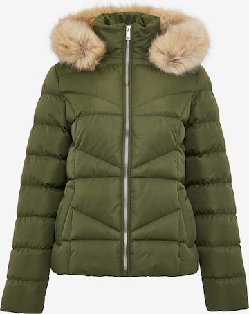 Veste d’hiver 'Hails' Threadbare en vert : devant