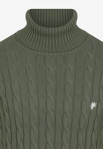 DENIM CULTURE Sweter 'Benoit' w kolorze zielony