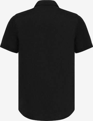 Giorgio di Mare Regular fit Button Up Shirt in Black